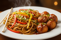 noodles and manchurian